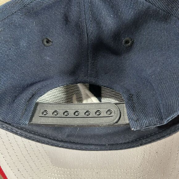 Vintage Atlanta Braves Hat Snapback MLB Logo Athletic Puma Blue Wool Blend Cap - Picture 2 of 9